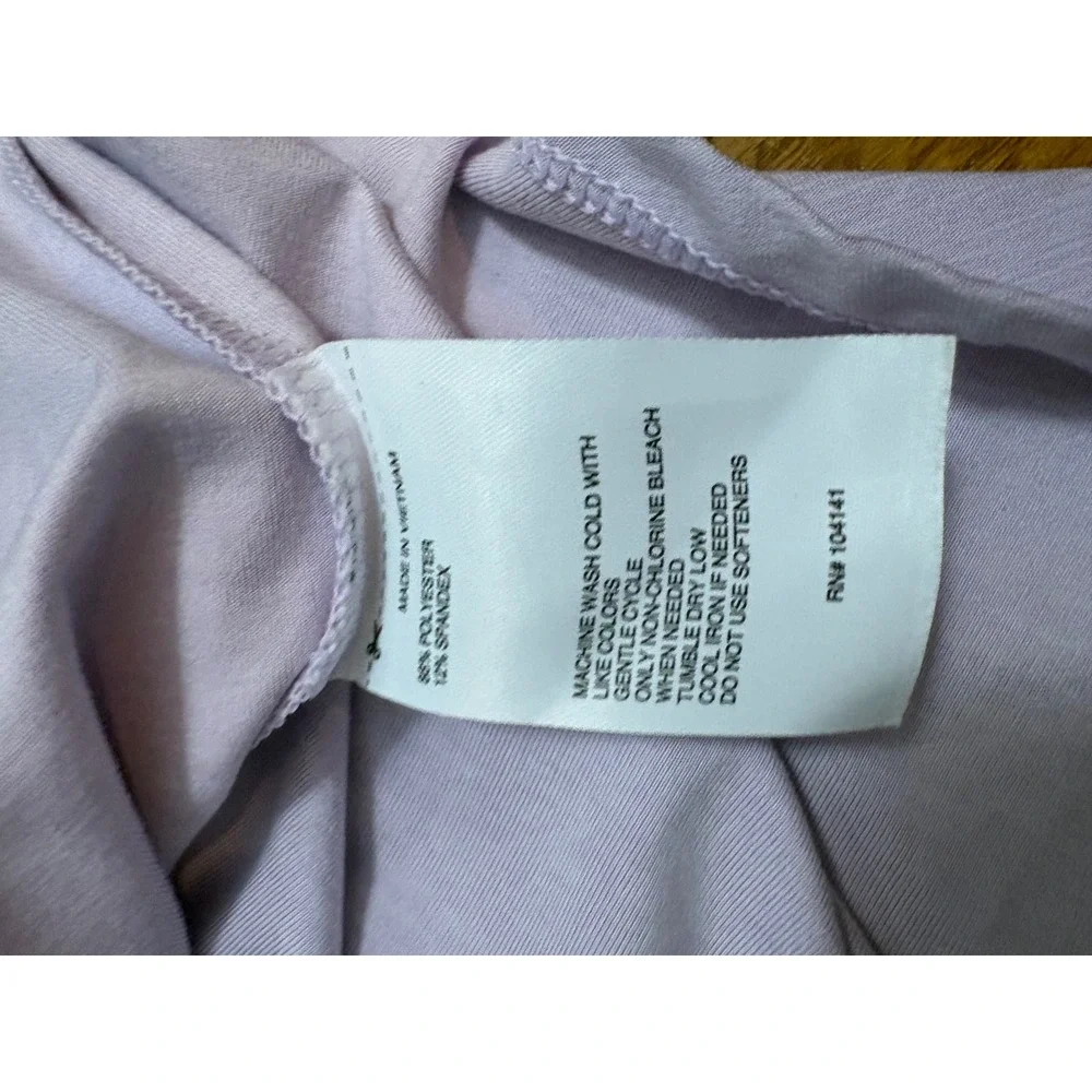 NWOT DSG Womens Purple Long Sleeve‎ Athletic Top Crew Neck Thumbholes Size S